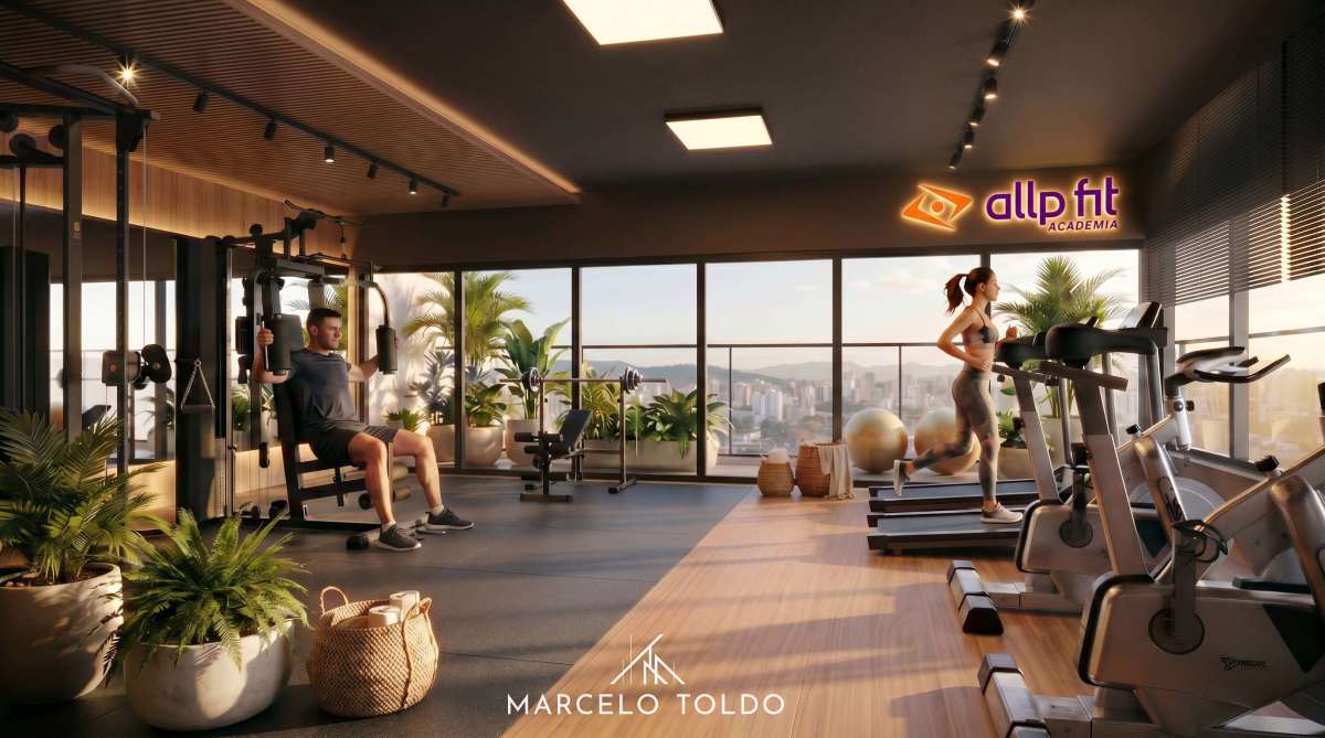  - Apartamento à venda, no Don Leon - Wellness by Velar em Juiz de Fora, Morro da Glória, com 1 quarto, 35,60m²