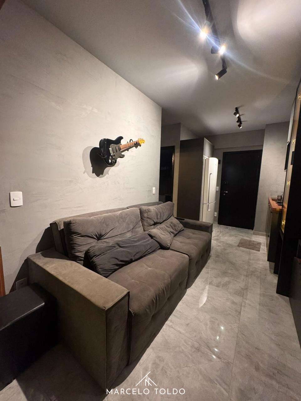 Sala de estar - Apartamento à venda, no Nex One Ministro Ferreira Alves em São Paulo, Pompeia, com 1 quarto, 31m²