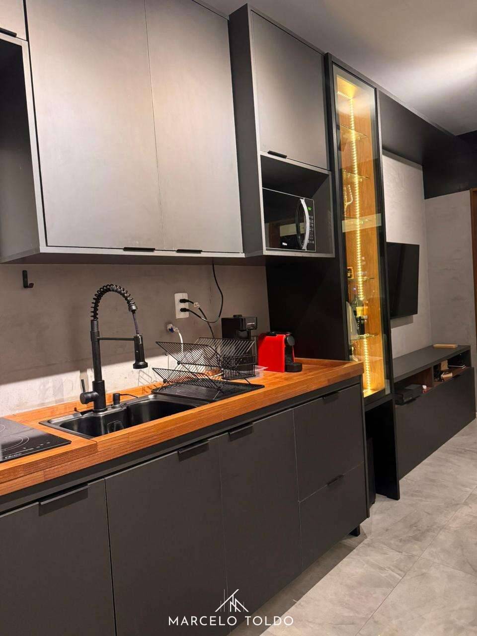 Cozinha planejada - Apartamento à venda, no Nex One Ministro Ferreira Alves em São Paulo, Pompeia, com 1 quarto, 31m²