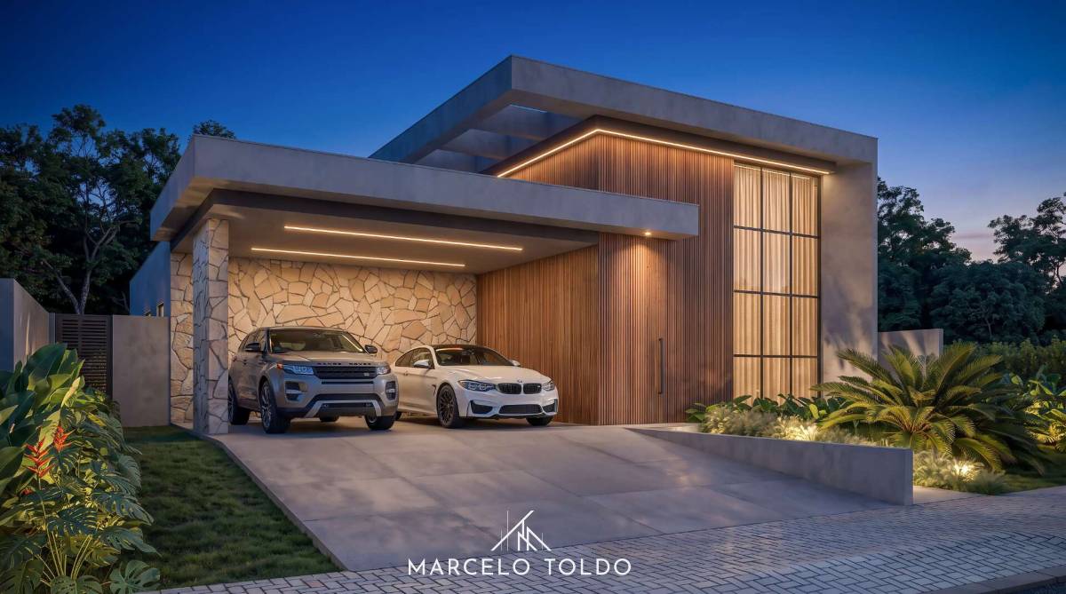 Fachada - Casa de condomínio à venda, no Alphaville em Juiz de Fora, São Pedro, com 3 quartos, 235,00m²