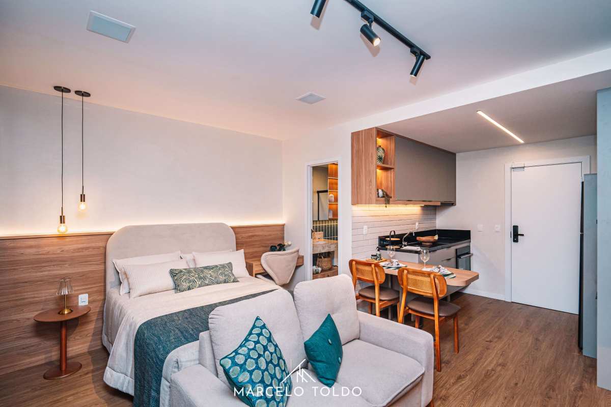  - Studio à venda, no Don Leon - Wellness by Velar em Juiz de Fora, Morro da Glória, com 1 quarto, 31m²